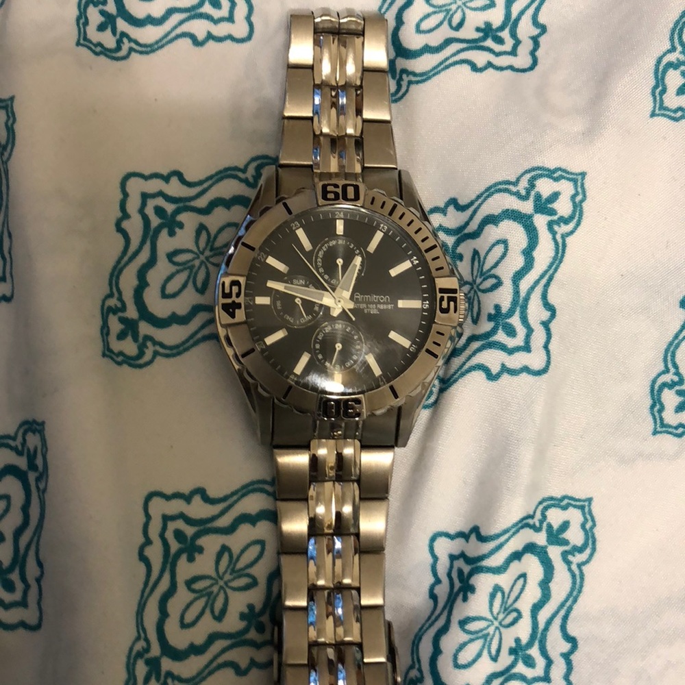 Platinum Armitron Watch